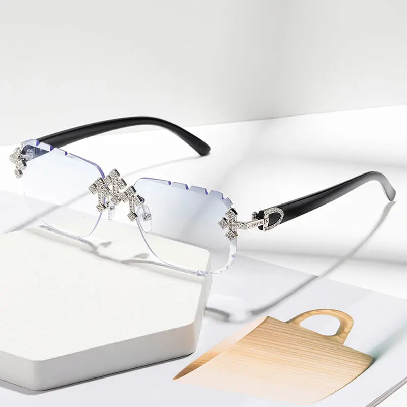 (DIAMOND CROSS GLASSES)