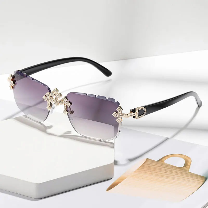 (DIAMOND CROSS GLASSES)